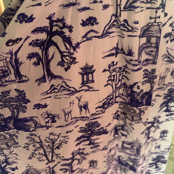 Few Moda o.p.t Classic Dress Blue Toile - Picture 4 of 9